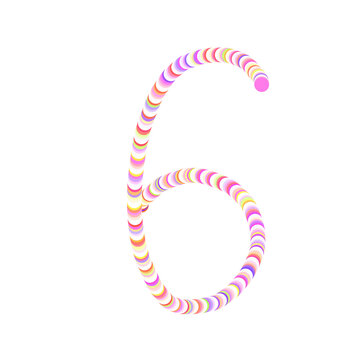 Number one to zero written 