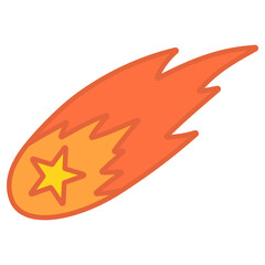 Comet Vector Illustration 