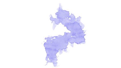 Violet Blue Watercolor Brush