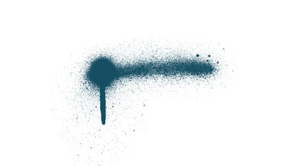 Deep Teal Spray Brush