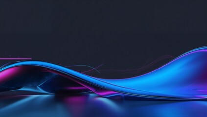 Obraz premium 4K Liquid Chrome Infinity Loop Background