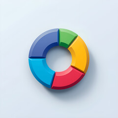 Obraz premium 3d pie chart
