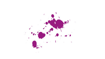 Vibrant Magenta Ink Brush