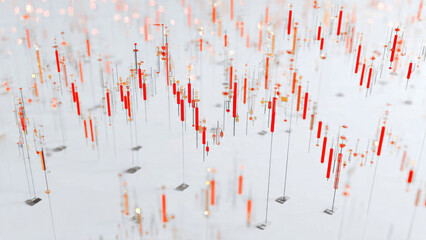 Abstract Stock Chart