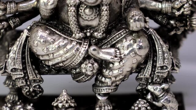 Panchamukhi Ganesha (Heramba Ganesha) | Five-Faced Form of Lord Ganesha Symbolizing Pancha Koshas, Divine Power, Spiritual Growth, Protection, and Higher Consciousness in Hindu Religious Art