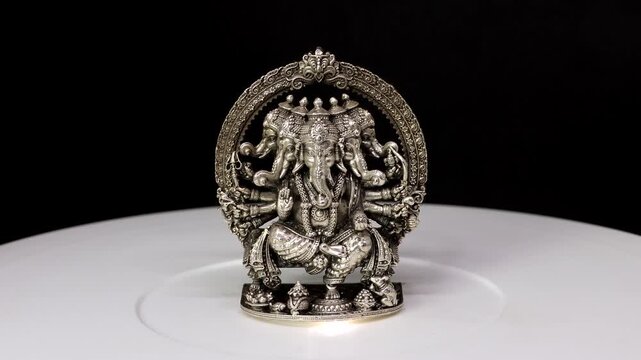 Panchamukhi Ganesha (Heramba Ganesha) | Five-Faced Form of Lord Ganesha Symbolizing Pancha Koshas, Divine Power, Spiritual Growth, Protection, and Higher Consciousness in Hindu Religious Art