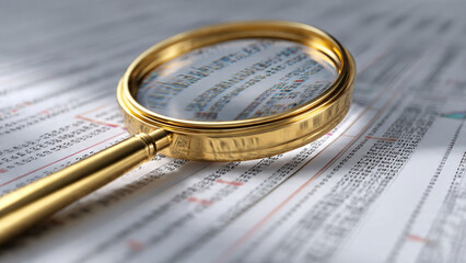 Magnifying Glass on Financial Data