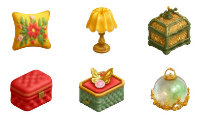 Opulent Luxury Decorative Items for Premium Bedroom Art in 3D Design