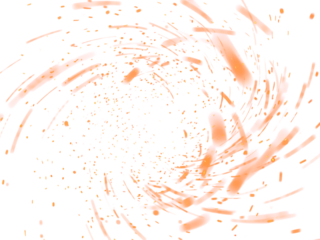Fire Sparkle Overlay. Glowing Ember Sparks Isolated on Transparent Background. Burn Light Effect.