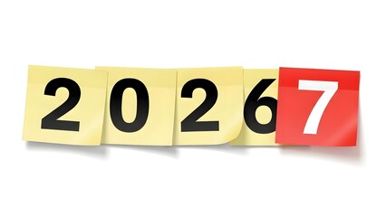 2026 new year calendar style design