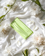 A beautiful bunch of fresh lavender flowers arranged as an elegant wedding bouquet with a romantic and bridal feel