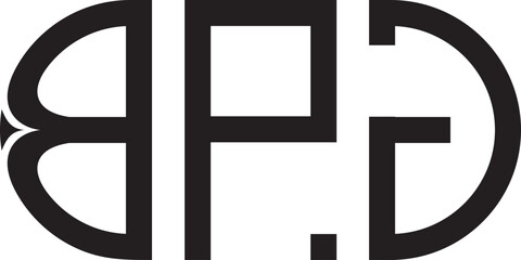 Obraz premium BPG logo oval shape.eps