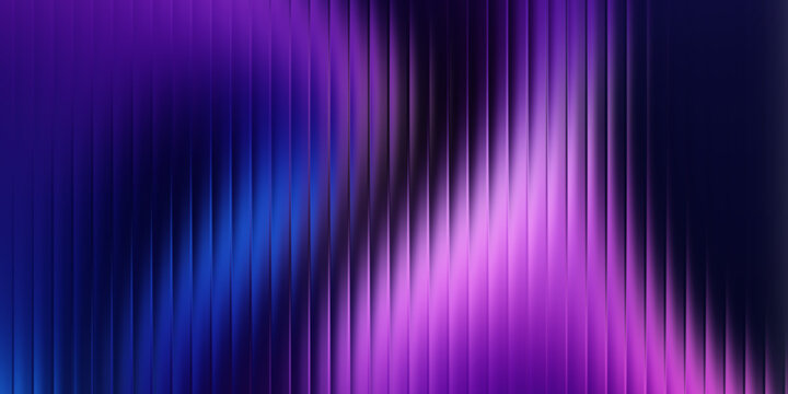 Vertical glass gradient background with purple and blue tones, soft vertical light streaks and smooth blur effect, modern abstract texture surface for digital design