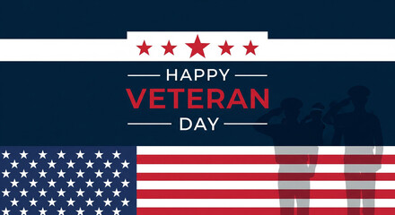 background copy space area silhouette of soldiers saluting for veterans day theme