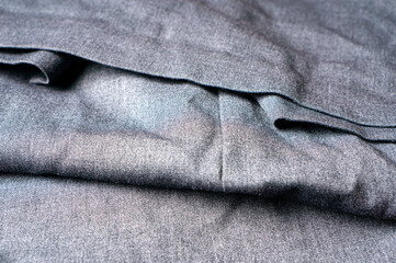 Gray fabric for creating trousers and business clothes