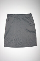 Women's striped skirt on a white background