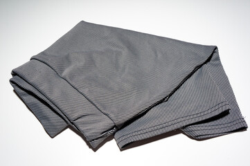 Women's striped skirt on a white background