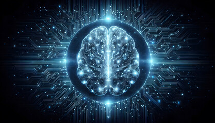 Modern office with digital art display