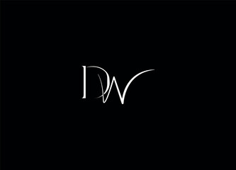 DW abstract logo design and creative logo
