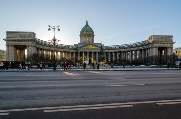 Obraz premium Kazan Cathedral in St. Petersburg