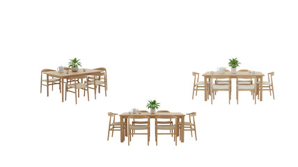 Fototapeta premium Dining Table Set