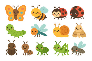 Cute Kawaii Insects Collection © Andrei