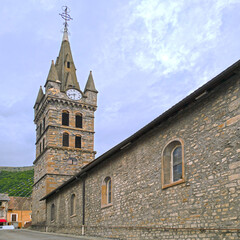 Fototapeta premium Eglise du village de Corps en Isère