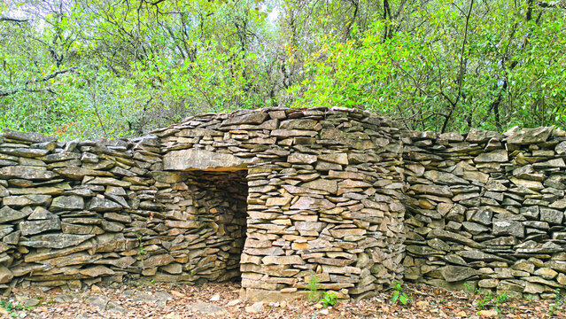Capitelle dans la garrigue 