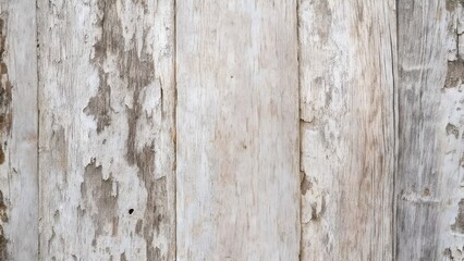 Distressed whitewashed wood plank texture background