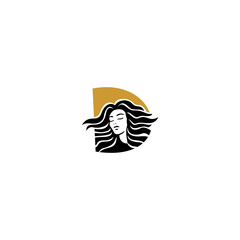 Obraz premium Refined Female Beauty Letter ...