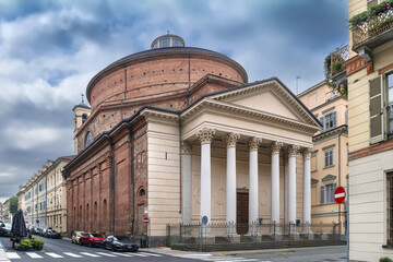 Fototapeta premium Church of St. Francis de Sales, Turin, Italy