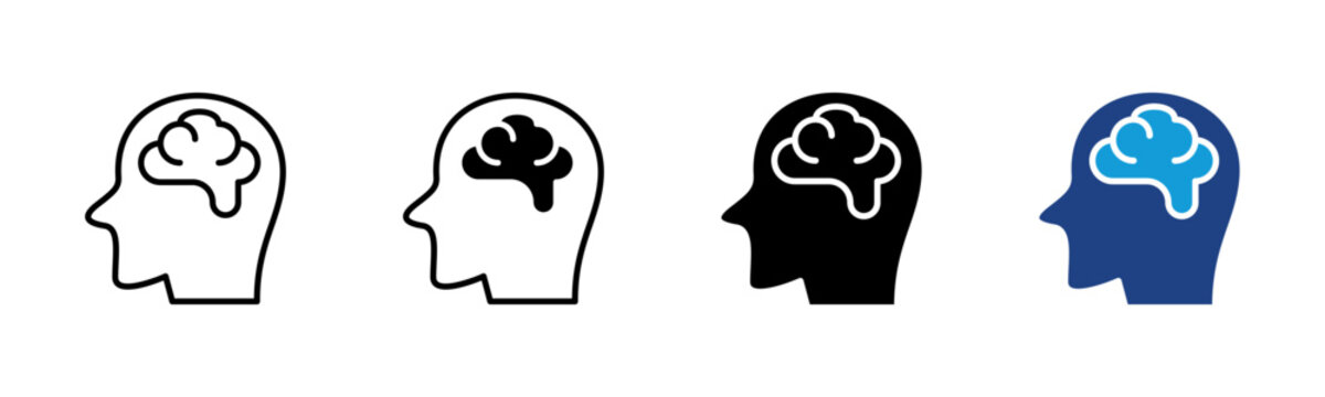 Memory icon set multiple style collection