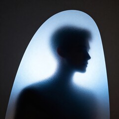 Abstract Digital Privacy Concept Illustrating Personal Data Protection and Online Safety