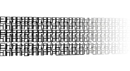 Abstract geometric pattern with a gradient effect, artistic design.