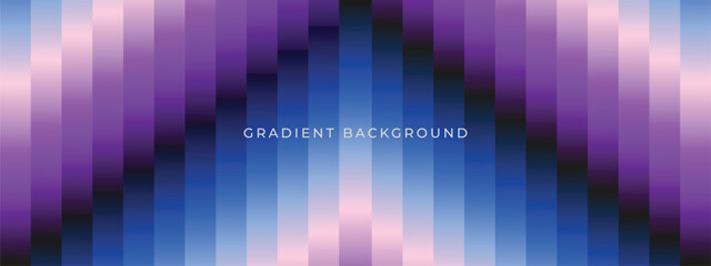 Naklejka premium fractal glass Abstract Pixel Gradient Background with Purple and Blue Symmetric Design