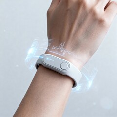 Smart Wearable Health Monitoring Technology Tracking Vital Signs and Personal Wellness