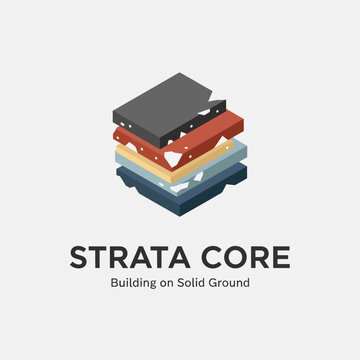 Stack of Colored Strata Core Panels.