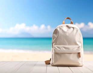 Mochila cerrada y ordenada