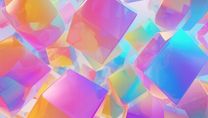 Dynamic colorful geometric cube pattern creating modern abstract background for creative and artistic projects