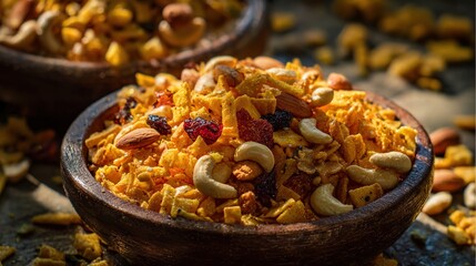 Traditional Festive Rice Dish with Dry Fruits and Nuts