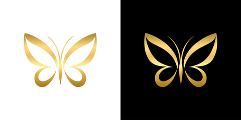 Gold Butterfly Logo ? Premium...
