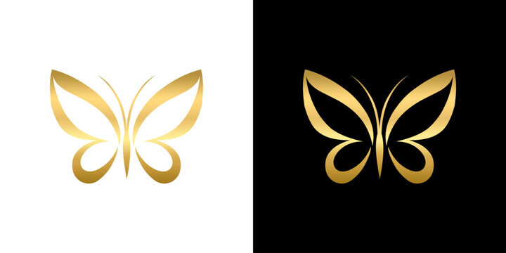 Gold Butterfly Logo ? Premium...