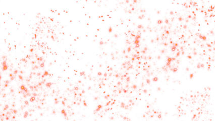 Floating embers sparks background PNG transparent. Opacity or screen mode usage for overlay
