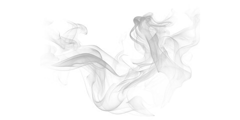Ethereal white smoke vapor gracefully swirling on deep black creating mysterious abstract texture seamless design