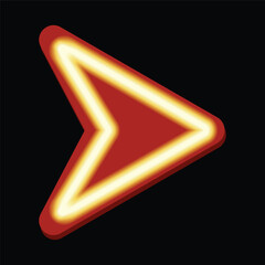 Retro american neon sign vintage sale banner and label with vibrant design that attract attention