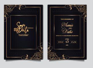 Fototapeta premium invitation wedding luxury