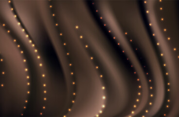 Printluxury mocha mousse fabric.  mocha mousse background from fabric. modern background with radiance. Product presentation. vector illustration. Premium brown background design