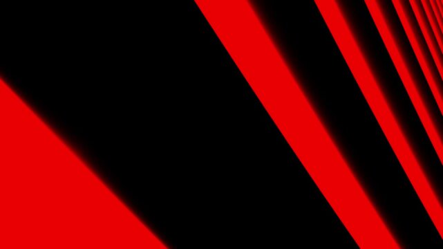Abstract minimalistic background with bold red diagonal stripes on black