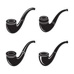 Vintage Smoking Pipe Classic Silhouette Collection