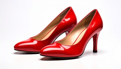 red high heel shoes